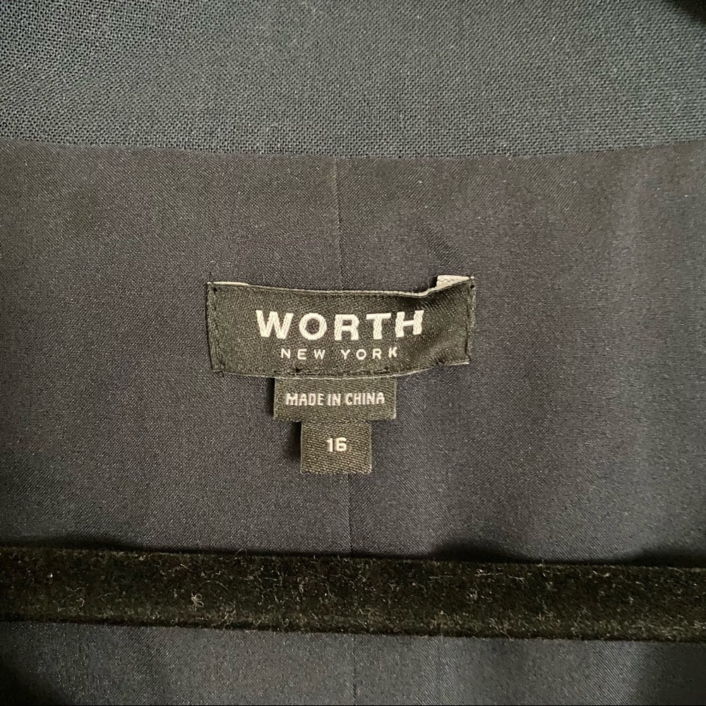 Worth Navy Raffia and Doubleface Jacket - Picture 6 of 9